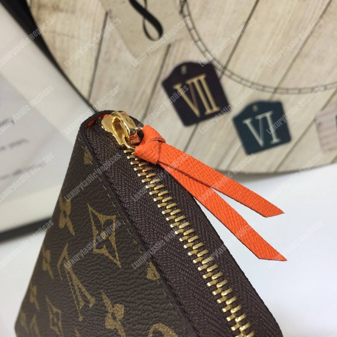 LV Clemence Wallet Monogram Orange