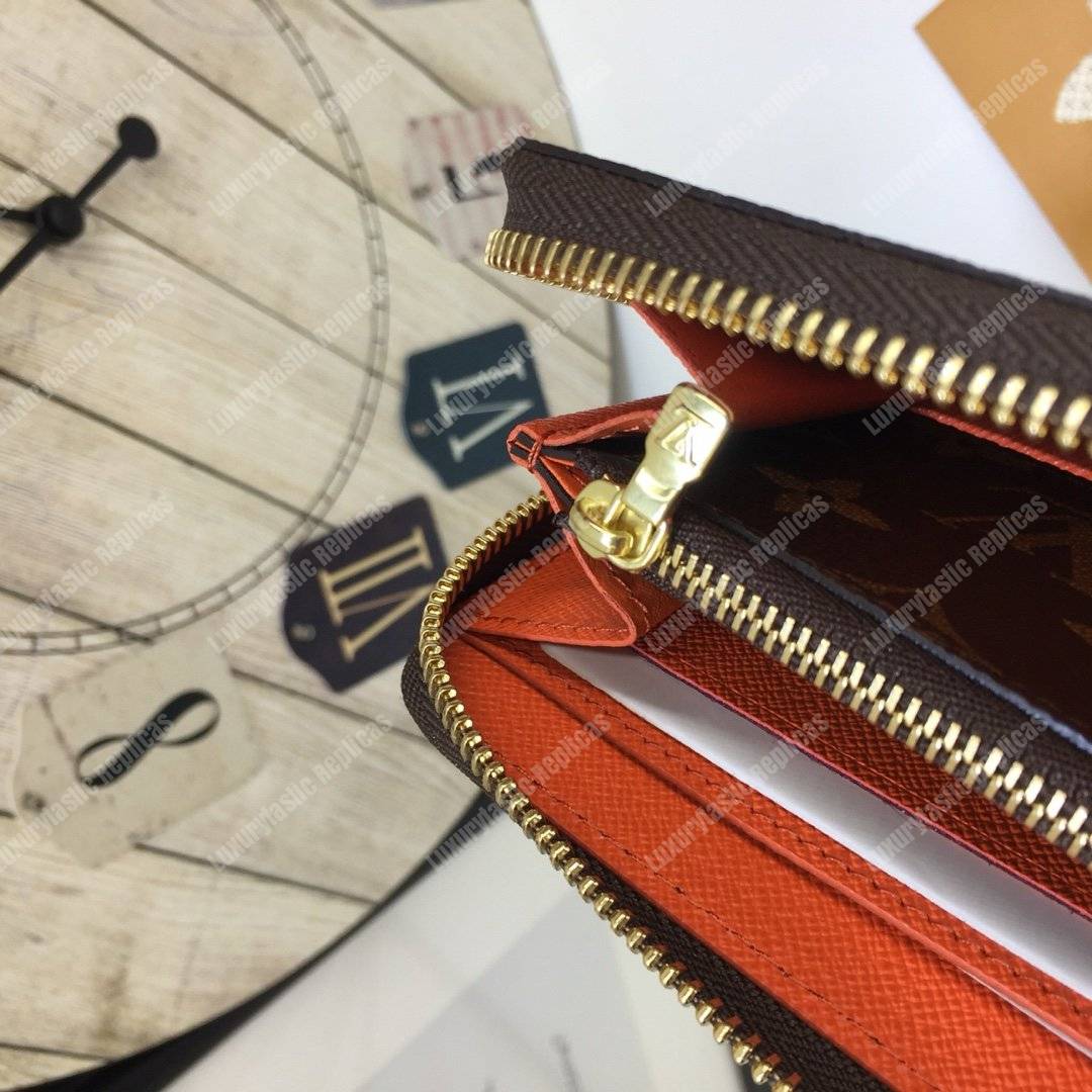 LV Clemence Wallet Monogram Orange