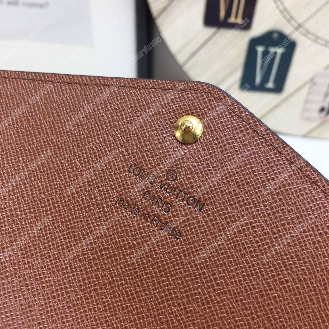 LV Sarah Wallet Monogram Brown