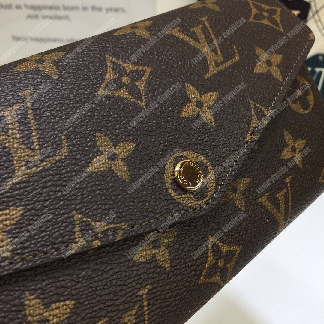LV Sarah Wallet Monogram Brown