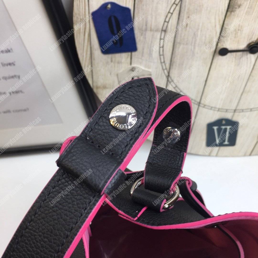 LV Lockme Bucket Noir Braided