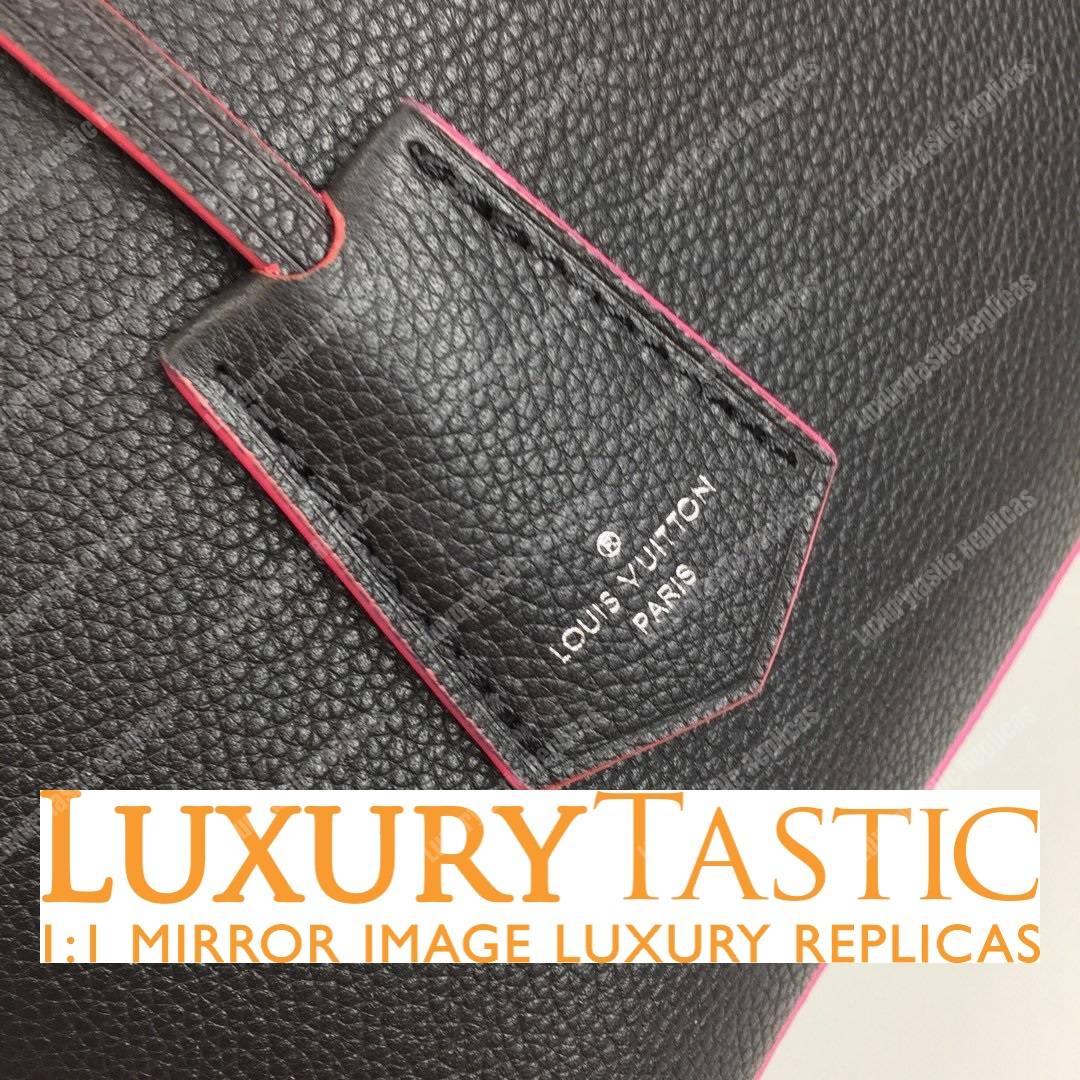 LV Lockme Bucket Noir Braided