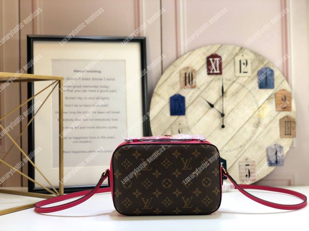 LV Saintonge Monogram Fuchsia