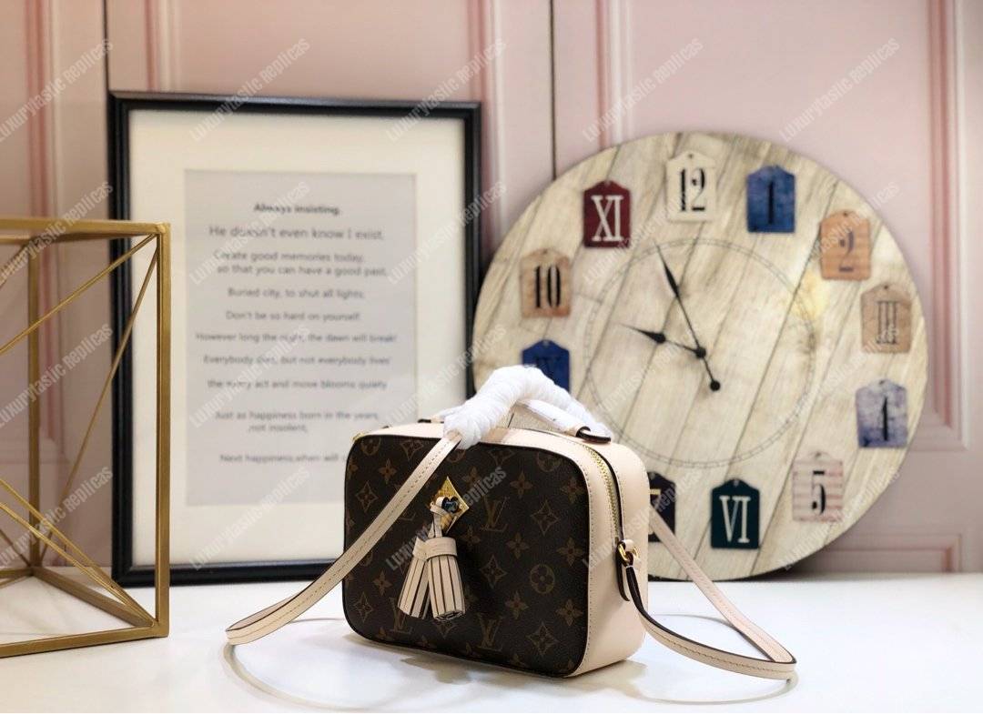LV Saintonge Monogram Creme