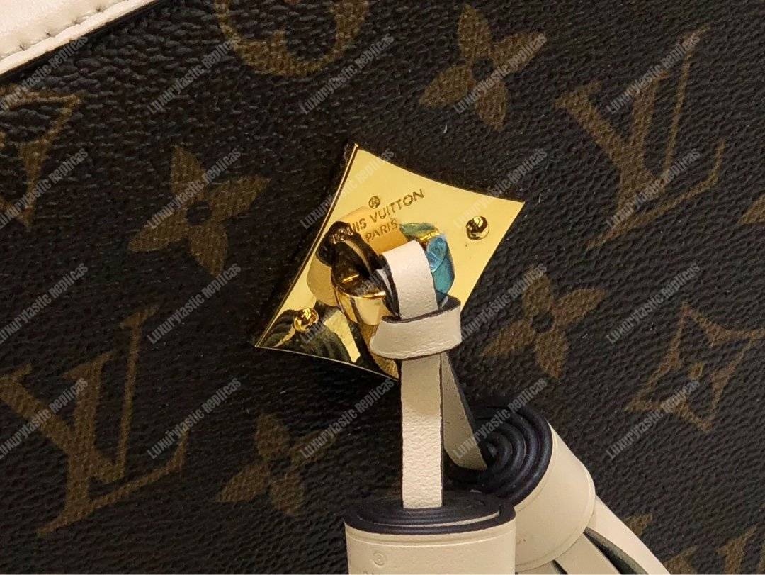 LV Saintonge Monogram Creme