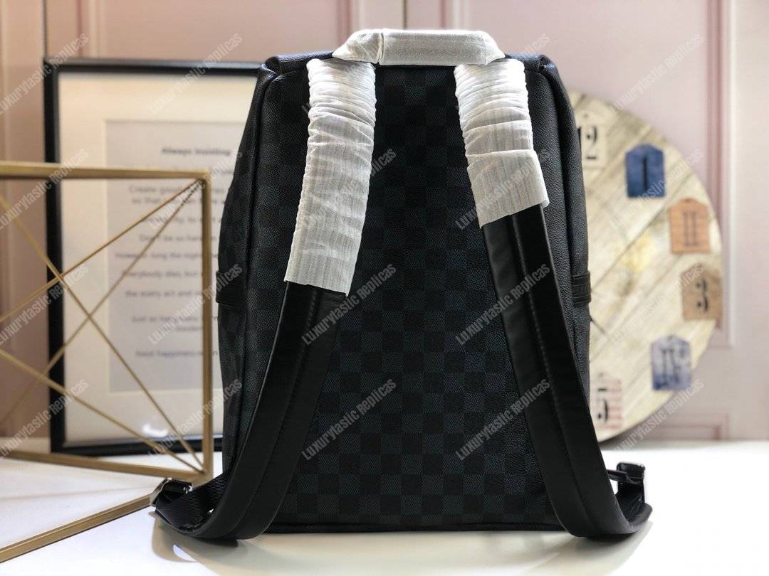 LV Discovery Backpack PM Damier Cobalt Canvas