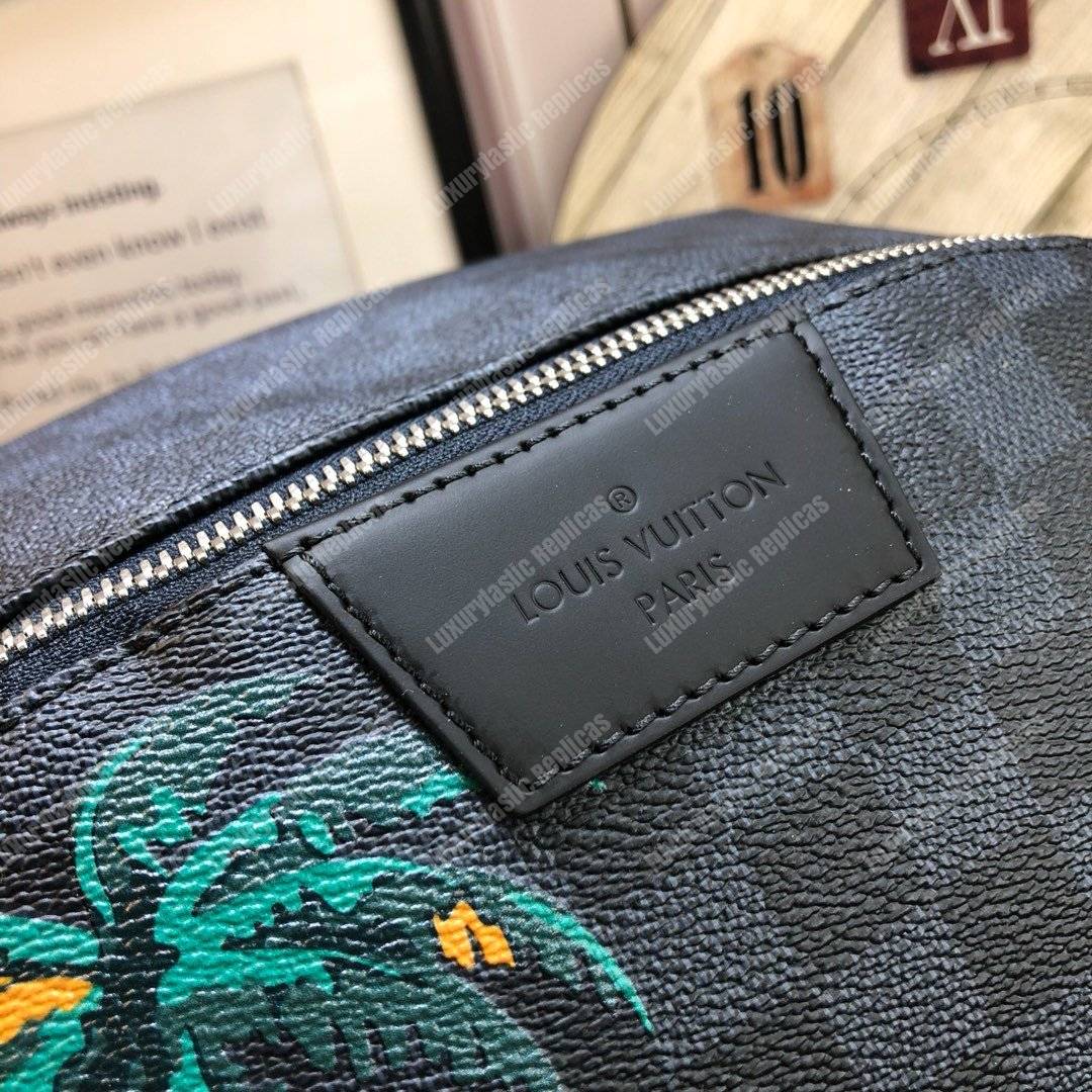 LV Discovery Backpack PM Damier Cobalt Canvas