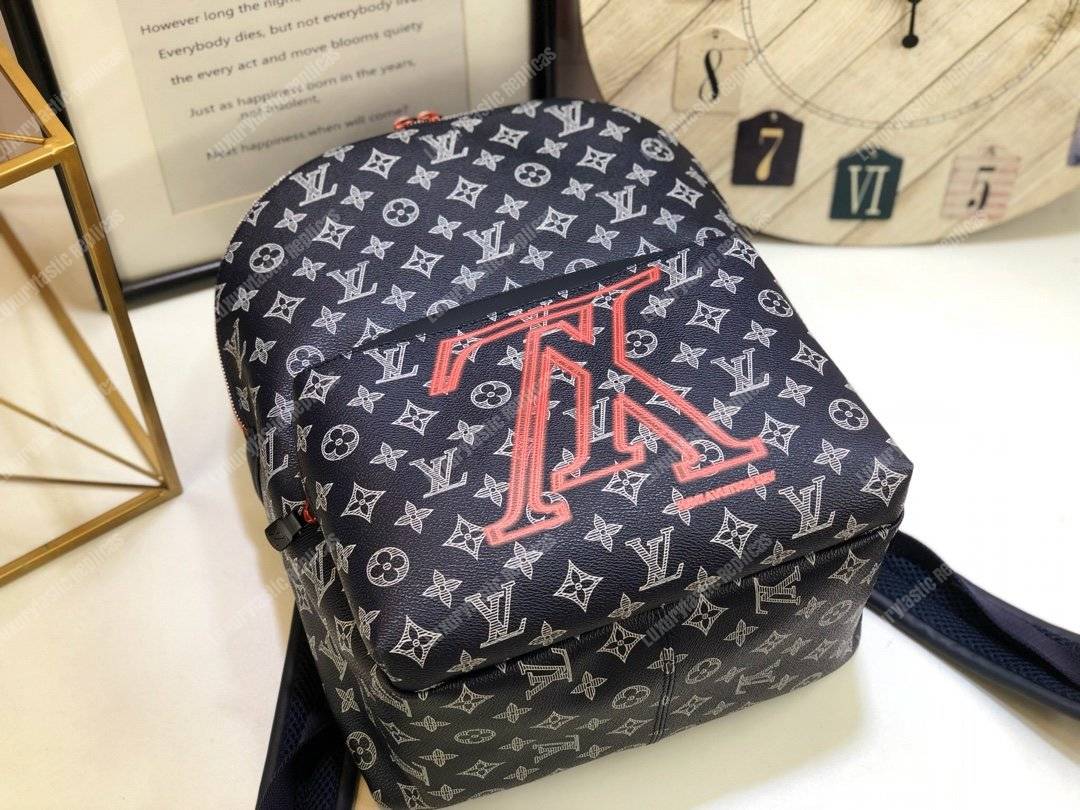 LV Discovery Backpack PM Monogram Upside Down Canvas