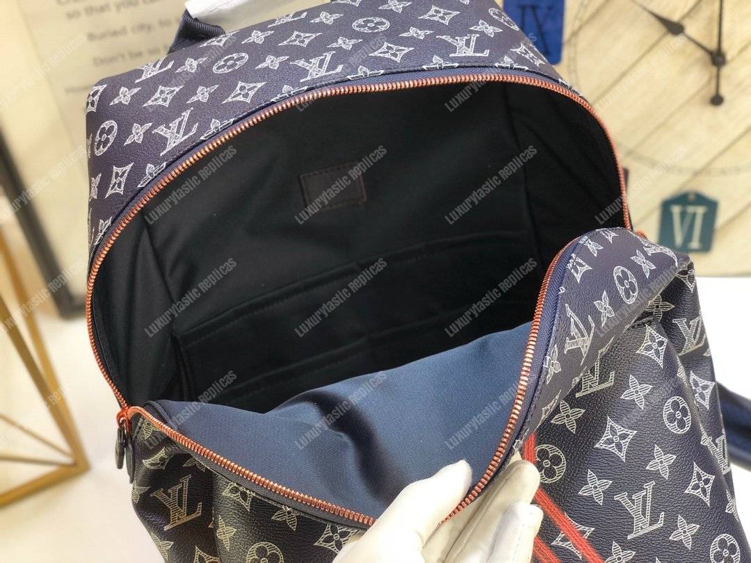 LV Discovery Backpack PM Monogram Upside Down Canvas