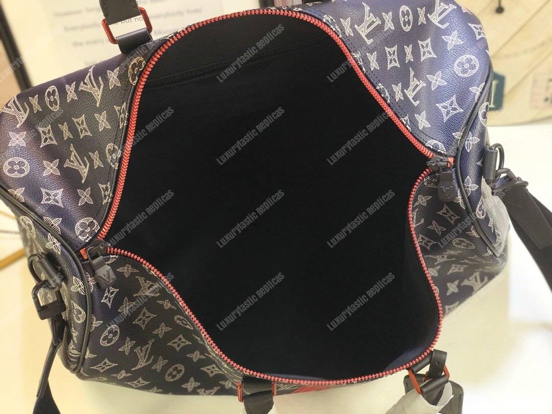 LV Keepall Bandouliere 50 Upside Canvas