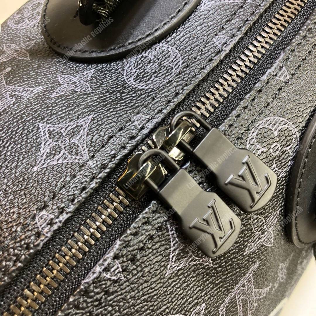 LV Speedy Bandouliere 40 Monogram Eclipse Canvas Vivienne