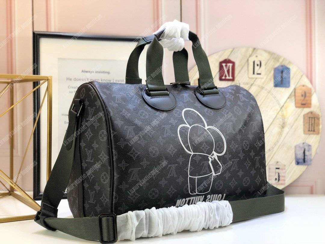 LV Speedy Bandouliere 40 Monogram Eclipse Canvas Vivienne