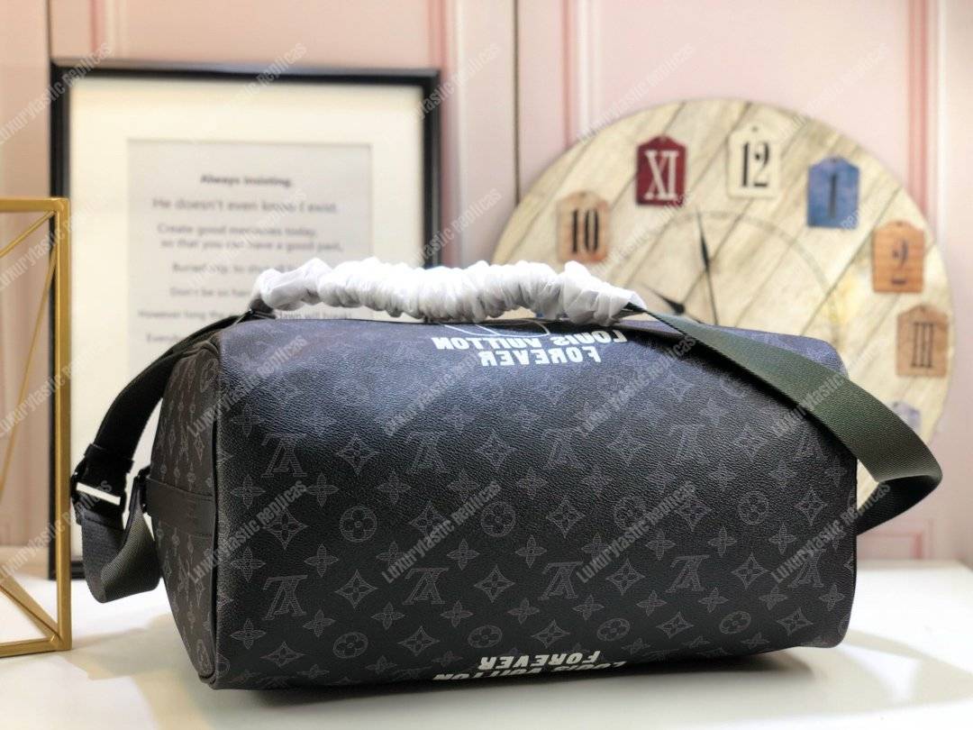 LV Speedy Bandouliere 40 Monogram Eclipse Canvas Vivienne