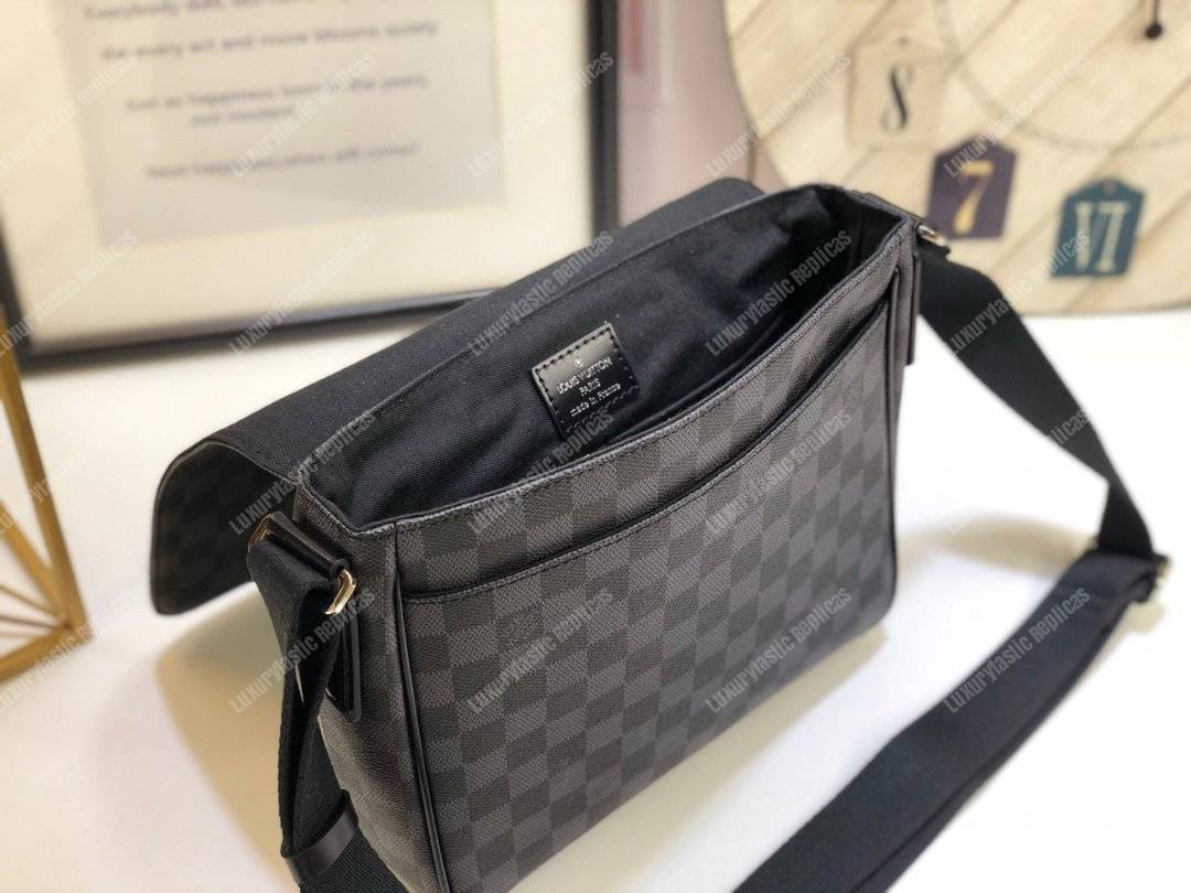 LV District PM Messenger Bag Damier Graphite Canvas