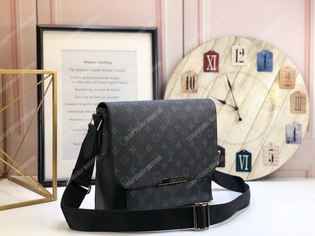 LV Explorer PM Monogram Eclipse Shoulder Bag
