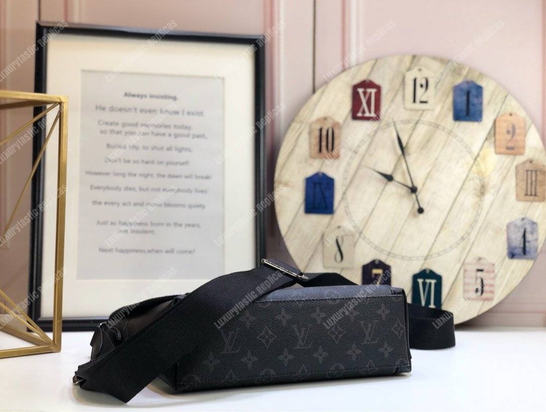 LV Explorer PM Monogram Eclipse Shoulder Bag