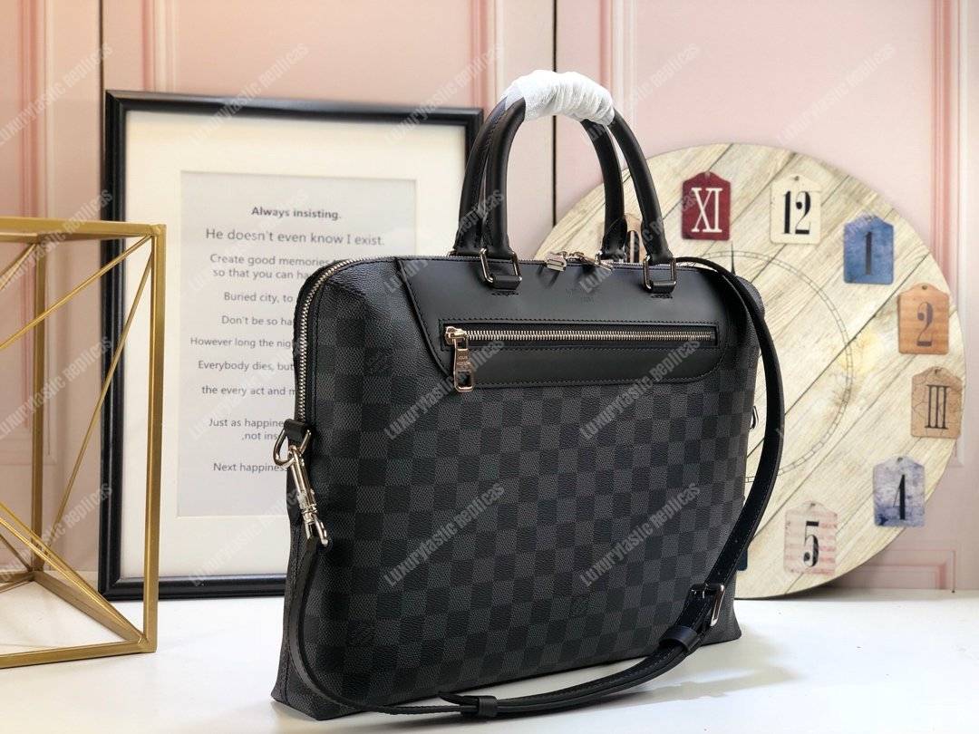 LV Porte-Documents Jour Damier Graphite Canvas