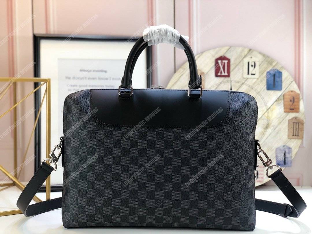 LV Porte-Documents Jour Damier Graphite Canvas