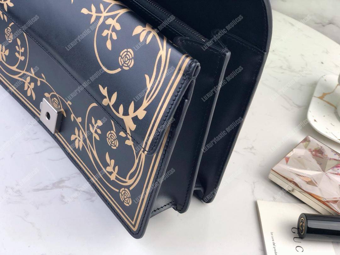 G*u*i gardens medium dionysus shoulder bag black