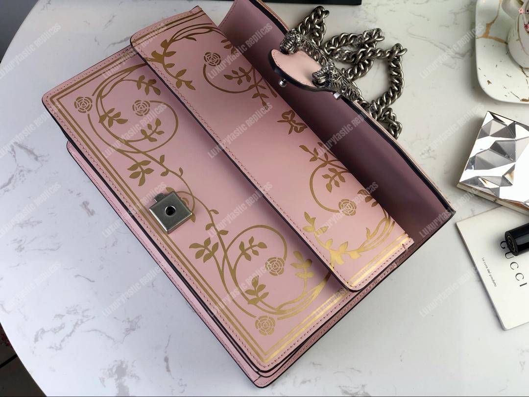 G*u*i gardens medium dionysus shoulder bag pink