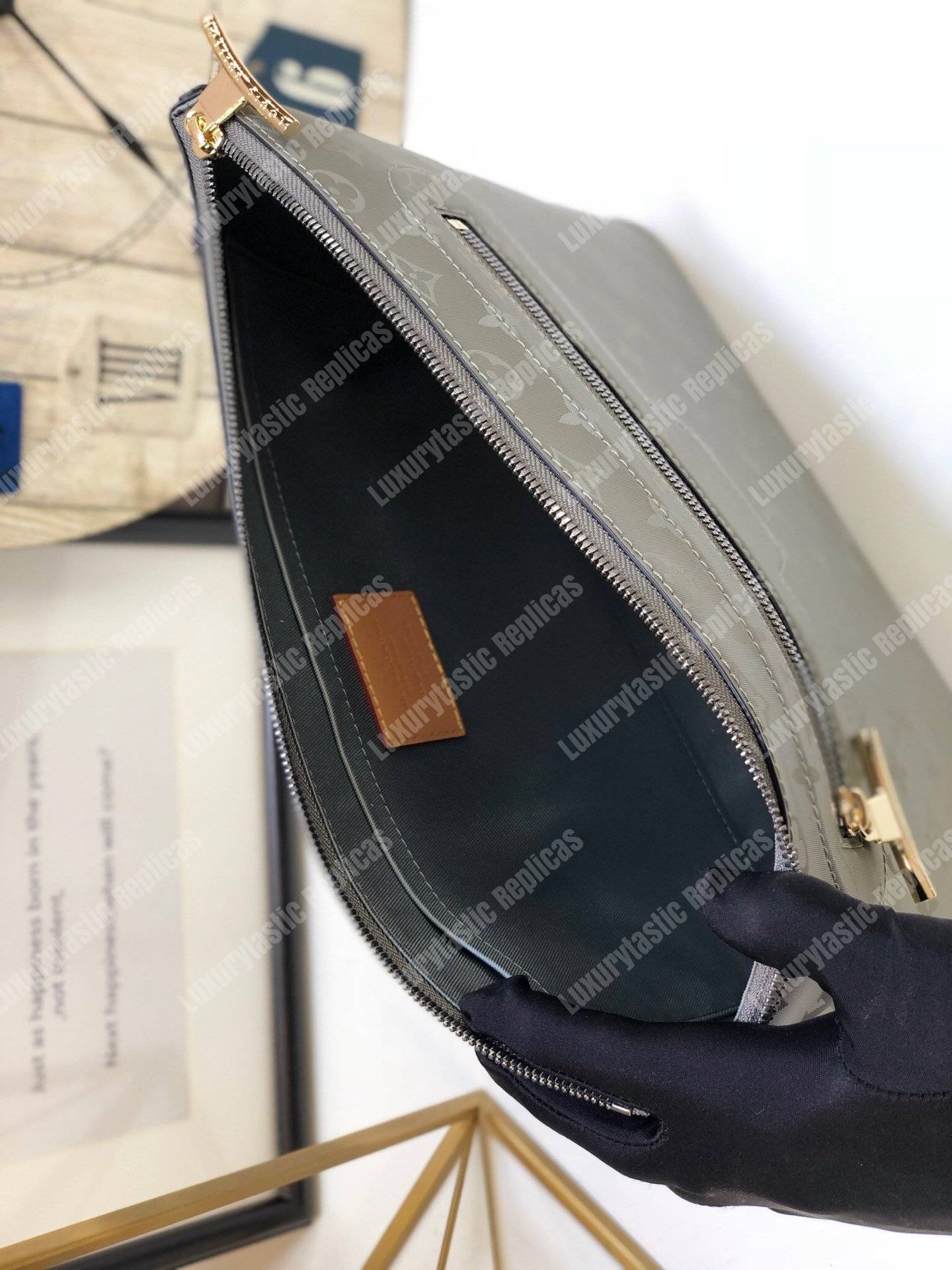 LV Pochette Cosmos Monogram Titanium