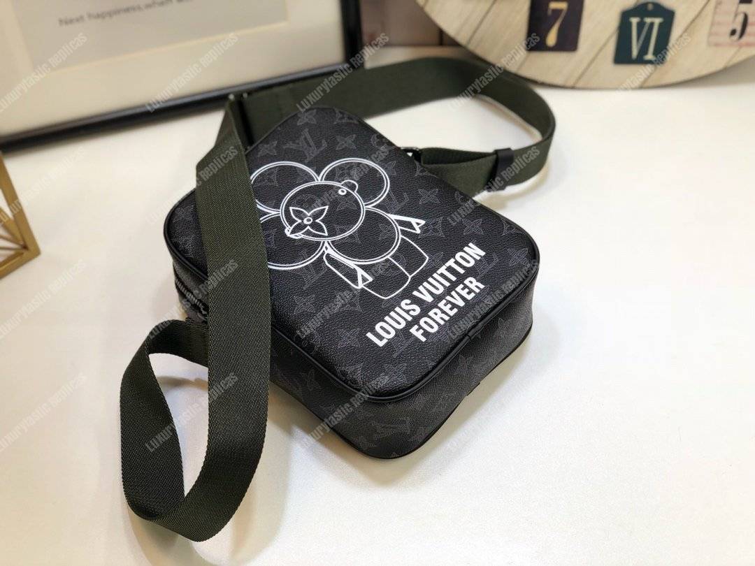 LV Danube PM Monogram Eclipse Canvas Forever