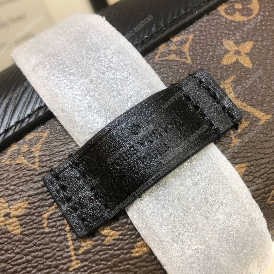 LV Epi Leather Monogram Canvas Glasses Case Bag