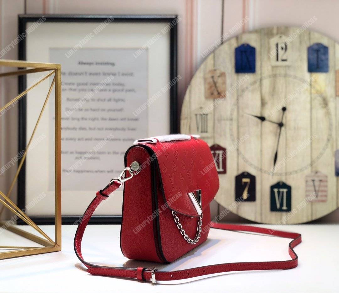 LV Very Messenger Handbag Monogram Rubis