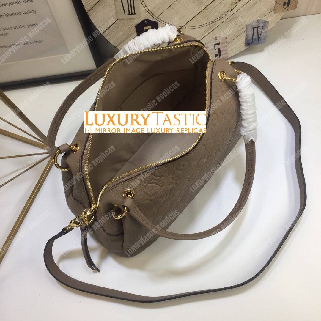 LV Ponthieu PM Monogram Empreinte Leather Ombre