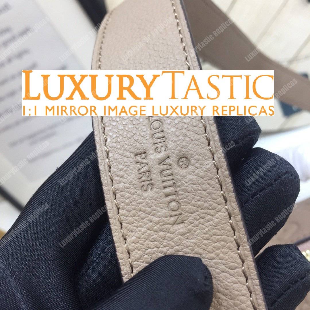 LV Ponthieu PM Monogram Empreinte Leather Ombre