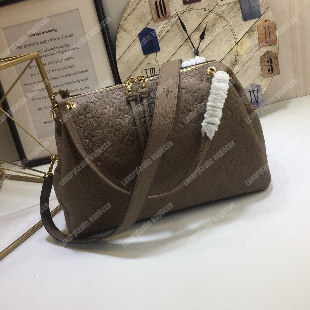LV Ponthieu PM Monogram Empreinte Leather Ombre