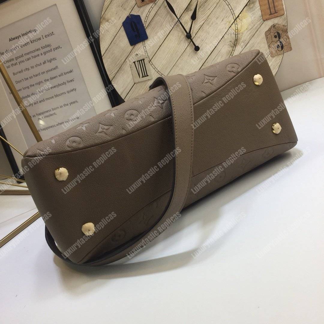 LV Ponthieu PM Monogram Empreinte Leather Ombre