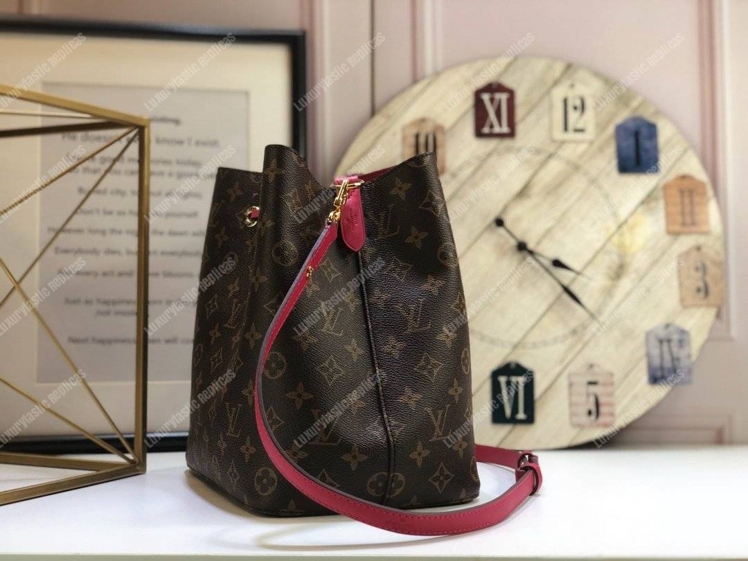 LV NéoNoé Bag Monogram Fuchsia