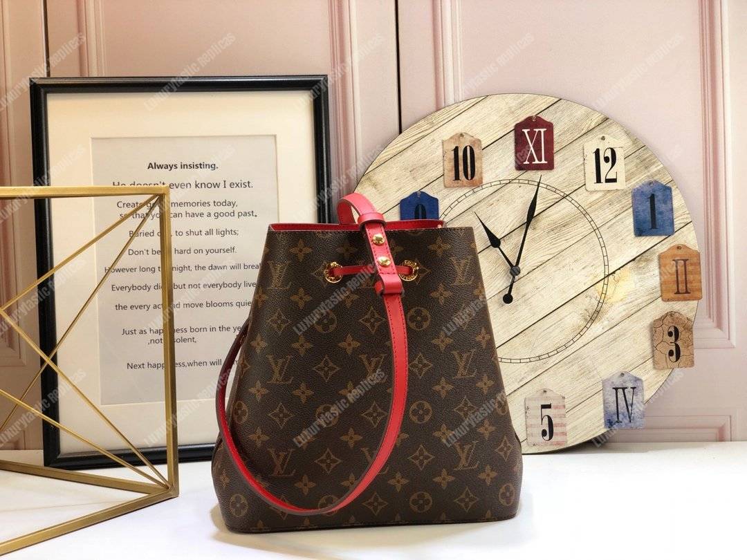 LV NéoNoé Bag Monogram Coquelicot