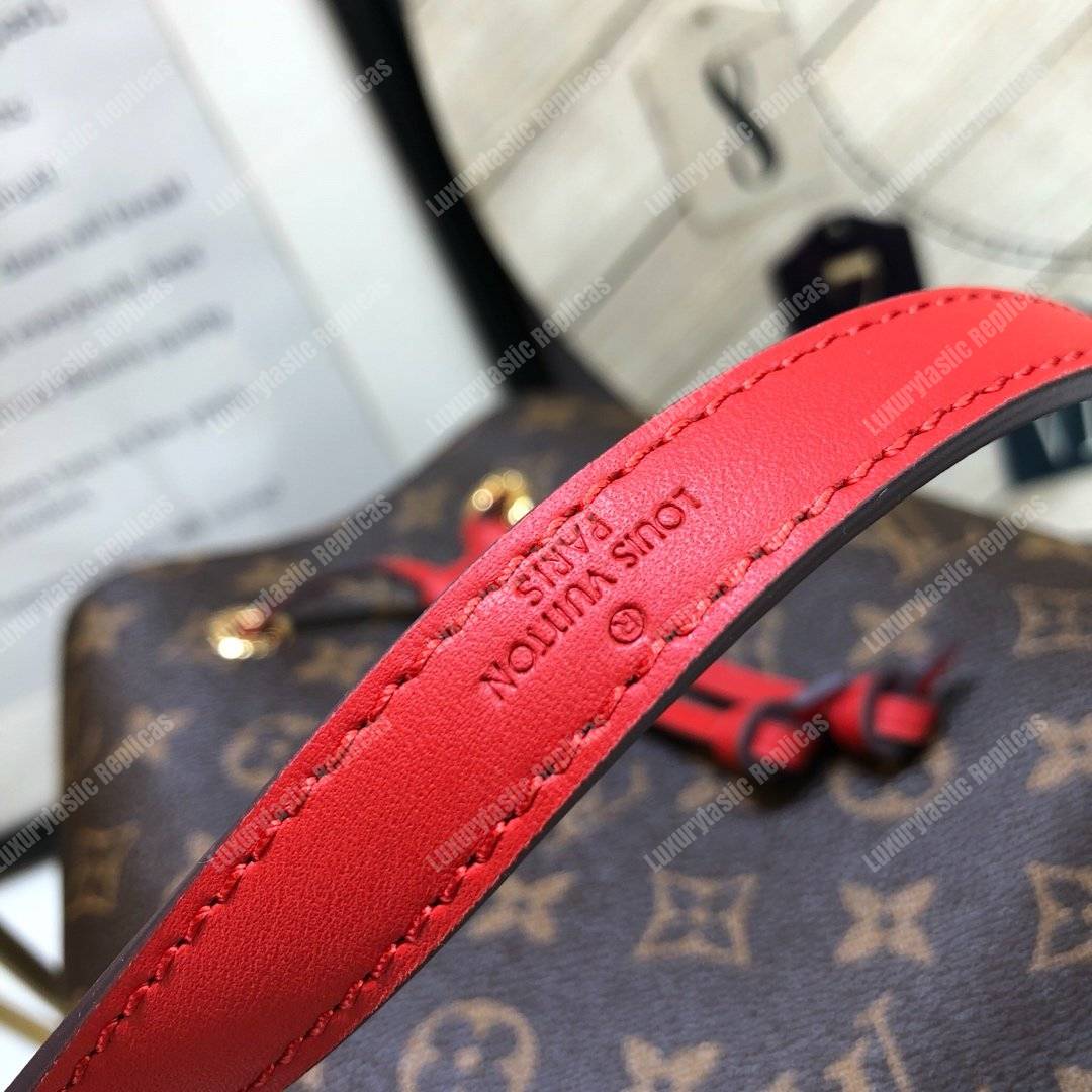 LV NéoNoé Bag Monogram Coquelicot