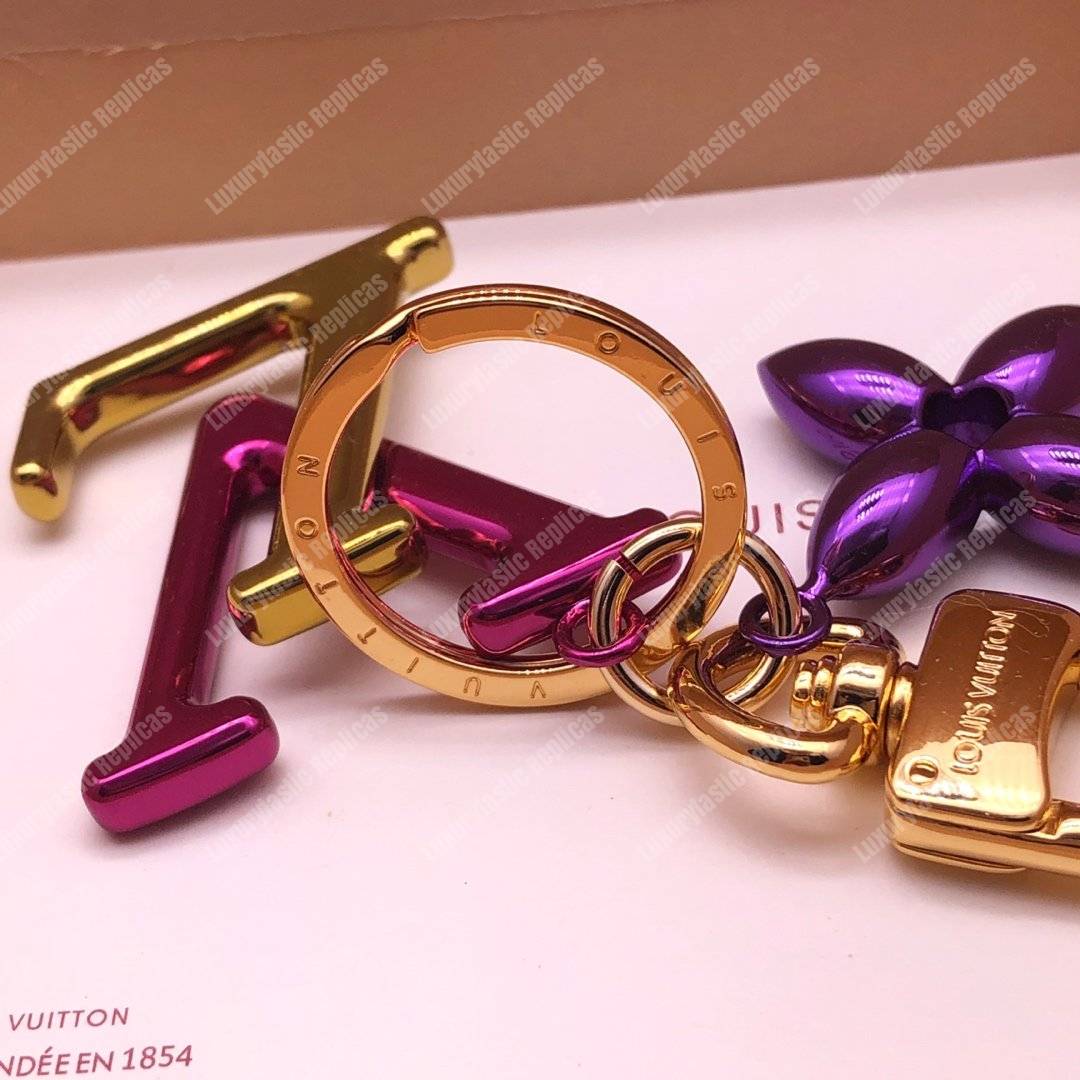 LV New Wave Bag Charm & Key Holder