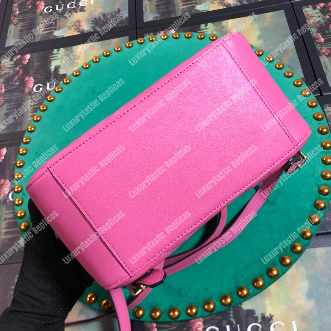 G*u*i gg marmont quilted leather backpack magenta