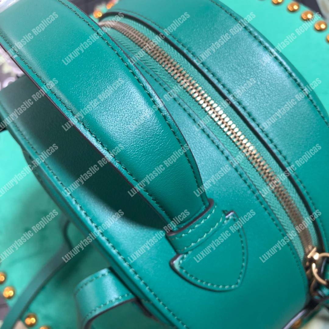 G*u*i gg marmont quilted leather backpack green