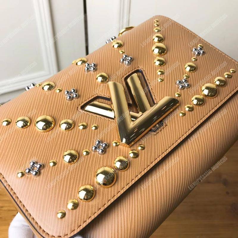 LV Twist MM Epi Leather Sunburst Canelle