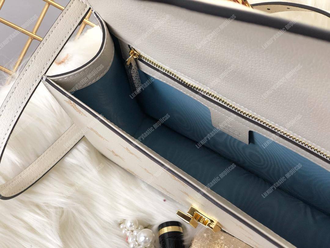 G*u*i sylvie bee star small shoulder bag white