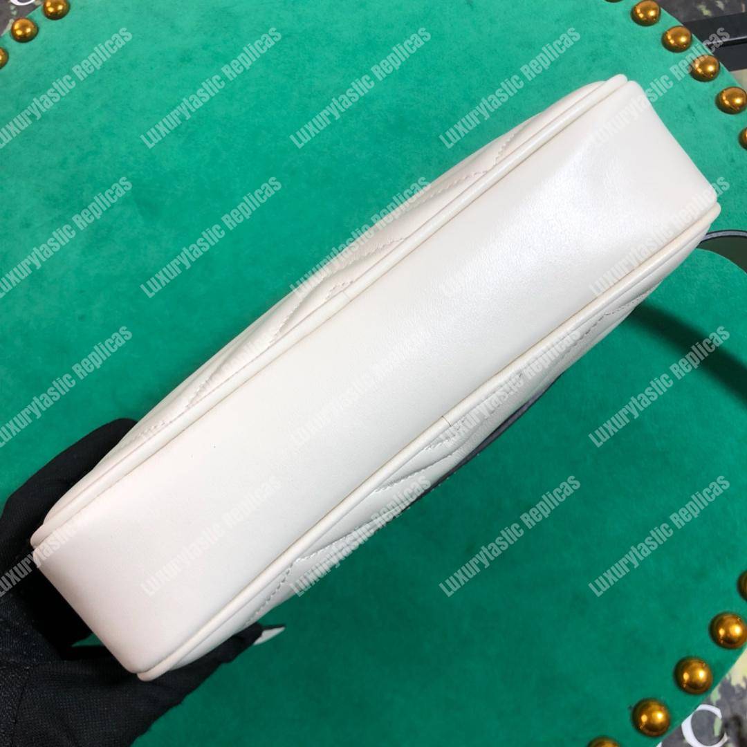 G*u*i gg marmont matelassé leather belt bag pre-fall 2018 white