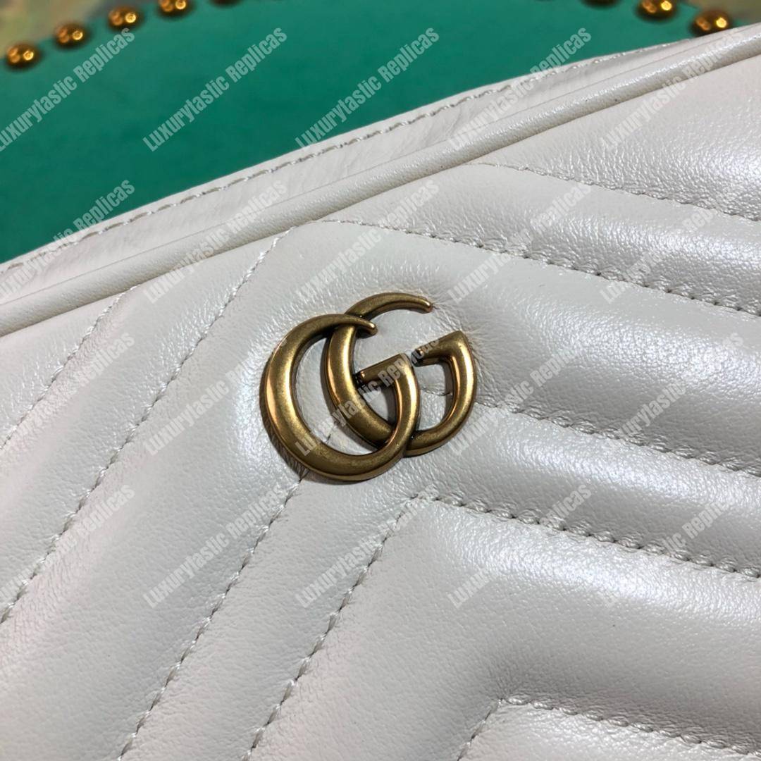 G*u*i gg marmont matelassé leather belt bag pre-fall 2018 white