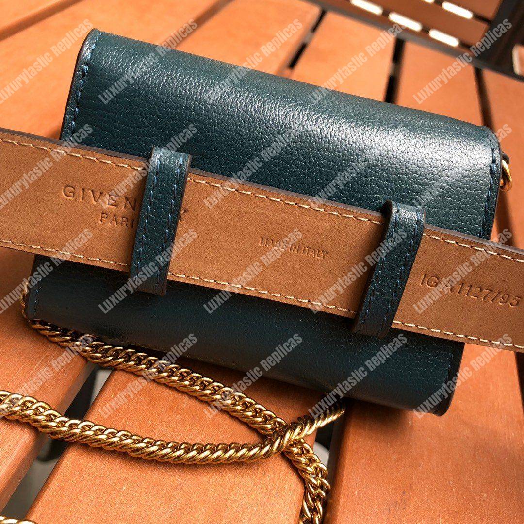 Givenchy GV3 Nano Leather Belt Bag Green