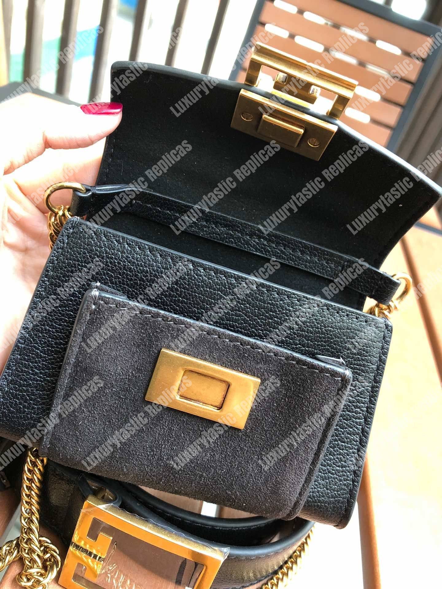 Givenchy GV3 Nano Leather Belt Bag Black
