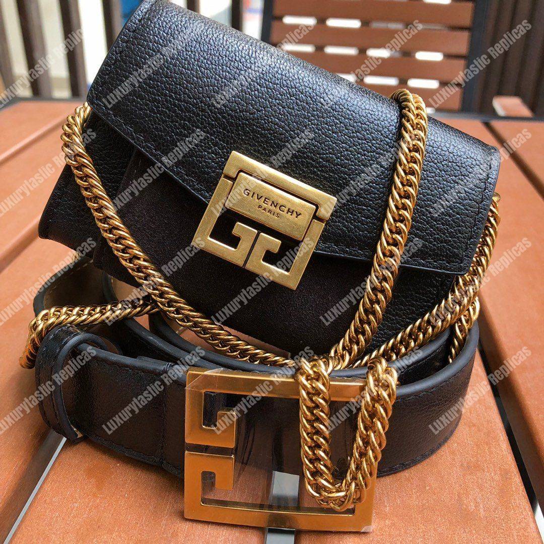 Givenchy GV3 Nano Leather Belt Bag Black