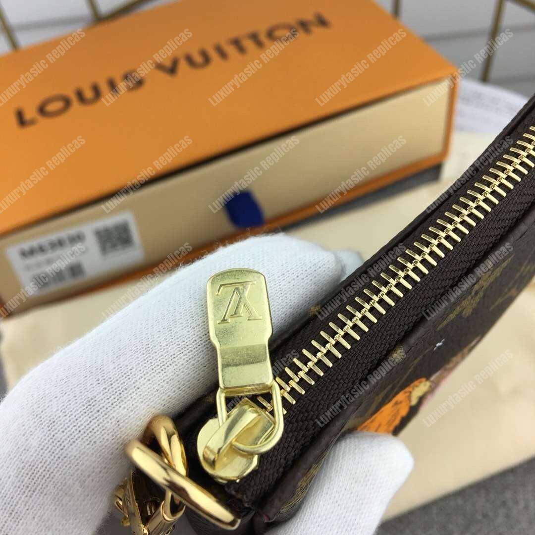 LV Mini Pochette Accessoires Lion and Cheetah
