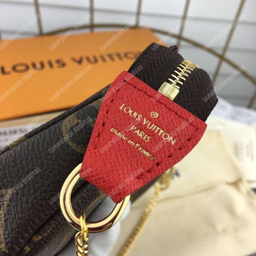 LV Mini Pochette Accessoires Lion and Cheetah