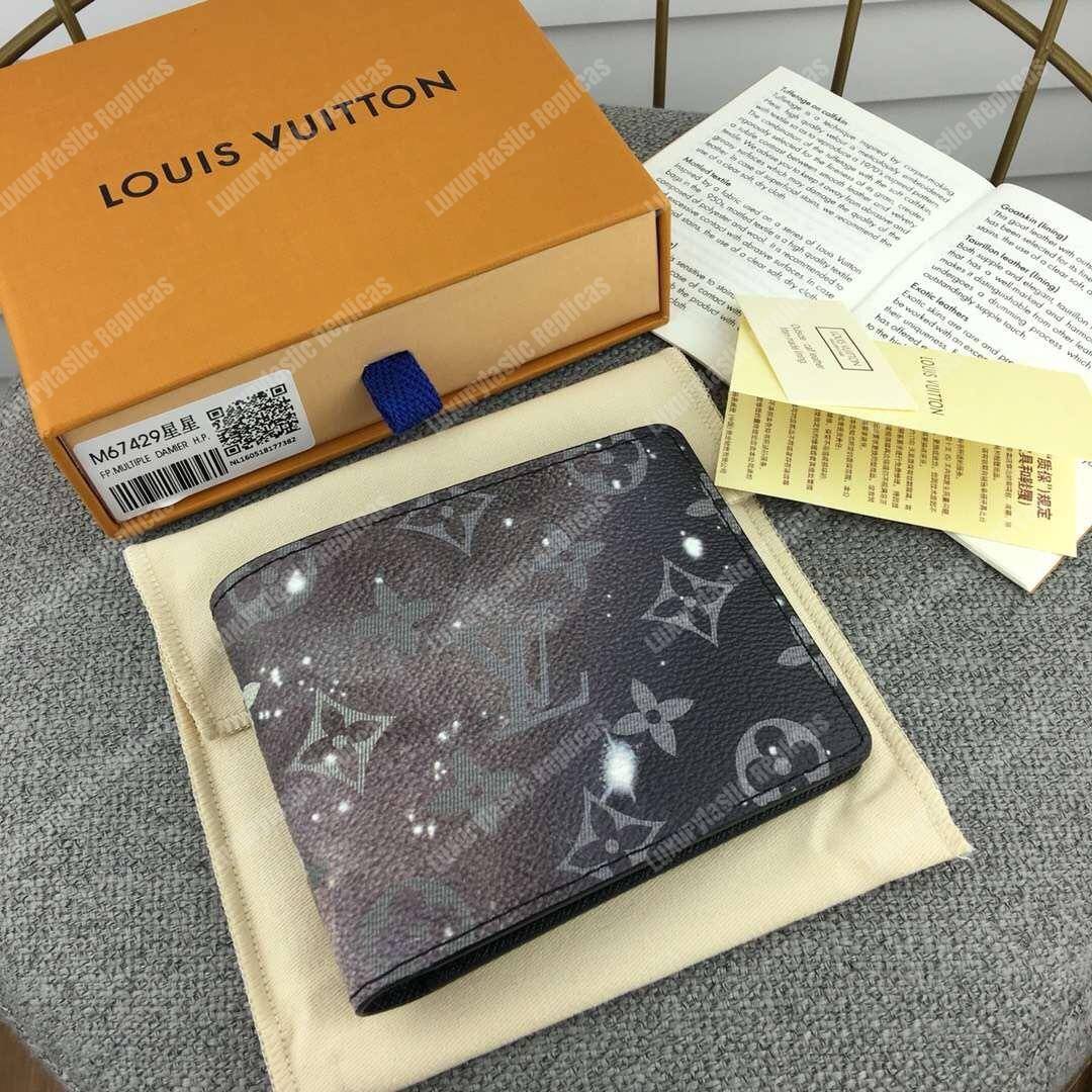 LV Spring-Summer 2019 Multiple Wallet Monogram Galaxy Canvas