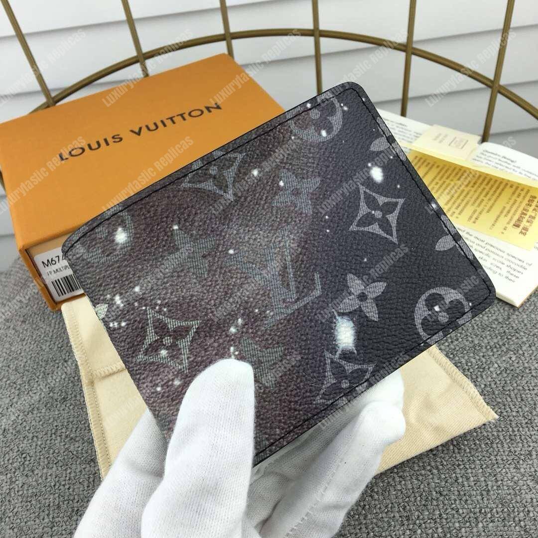 LV Spring-Summer 2019 Multiple Wallet Monogram Galaxy Canvas