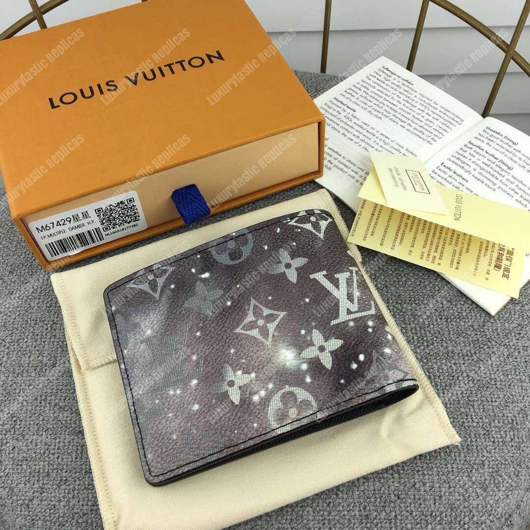 LV Spring-Summer 2019 Multiple Wallet Monogram Galaxy Canvas